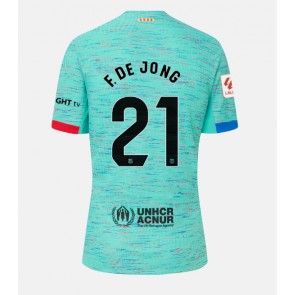 Barcelona Frenkie de Jong #21 Tredje trøje 2023-24 Kort ærmer